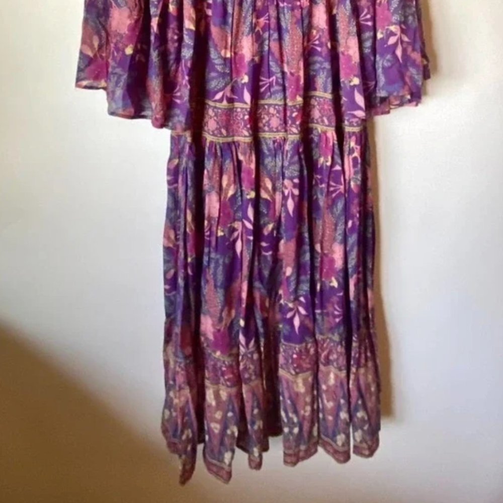 38) SPELL & THE GYPSY Bianca floral Gown NWOT sz XS - Picture 6 of 8
